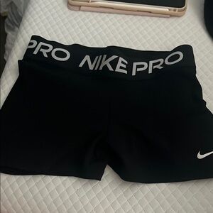 Nike Black Athletic Shorts Compression Fit